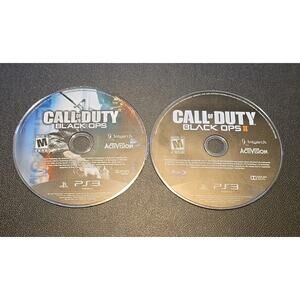 PS3 Call Of Duty Lot Black Ops 1 And 2 Disc Only